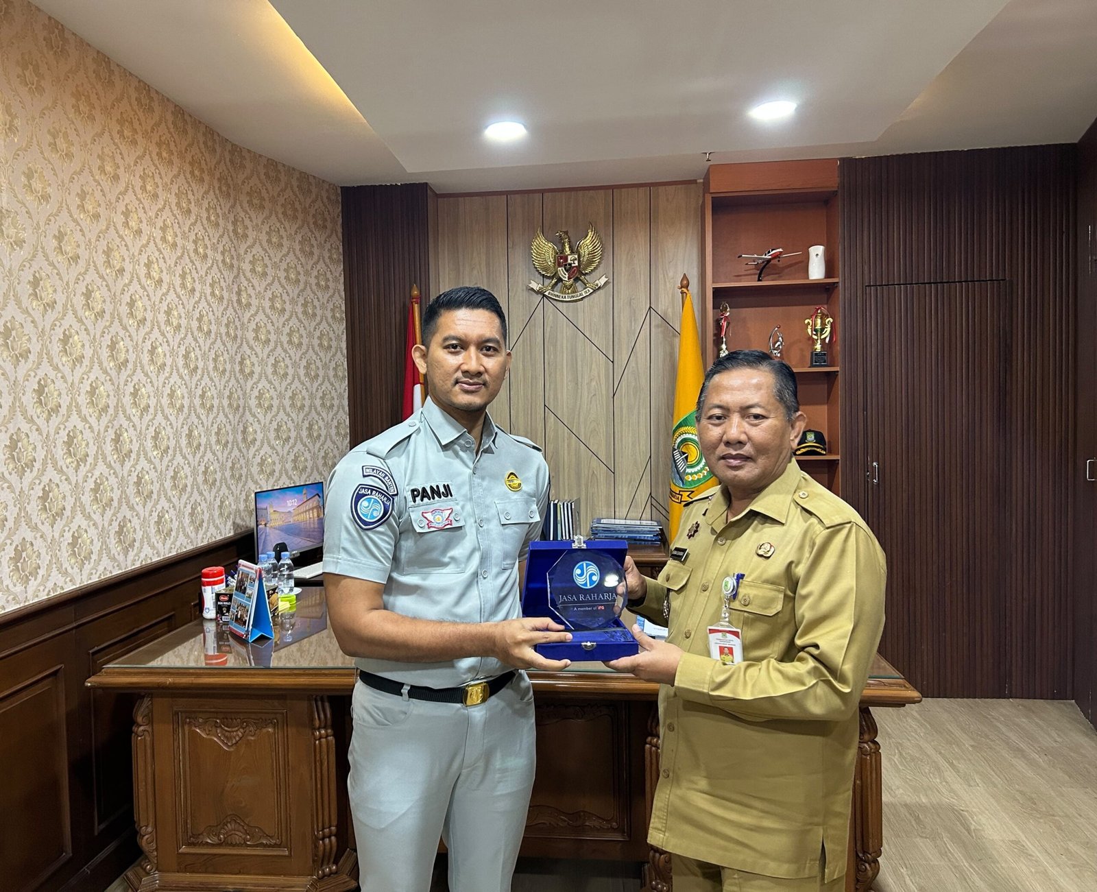 Jasa Raharja Tangerang Lakukan Audiensi Dengan Sekda Kota Tangerang Untuk Optimalisasi Penerimaan PKB & SWDKLLJ