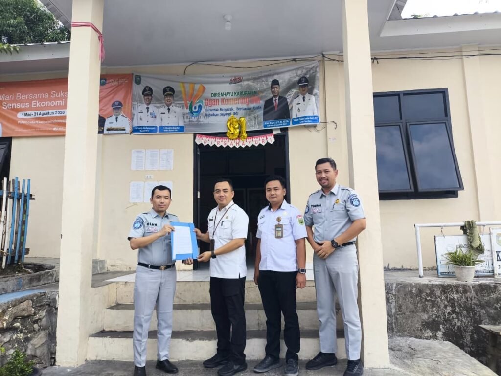 Dorong Kepatuhan PKB, Jasa Raharja Sinergi Bersama Kelurahan Pasar Baru Oku