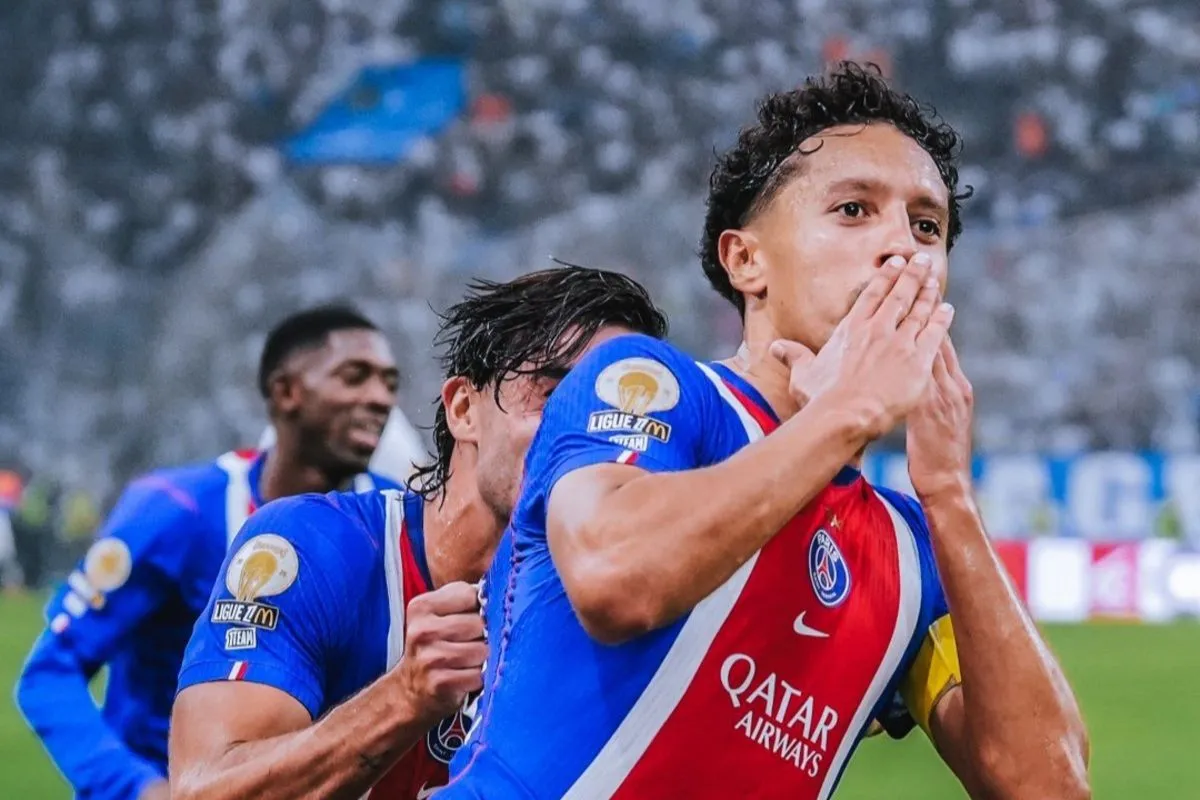 PSG Menang Tipis 2-1 atas Marseille, Gol Torres dan Marquinhos Jadi Penentu
