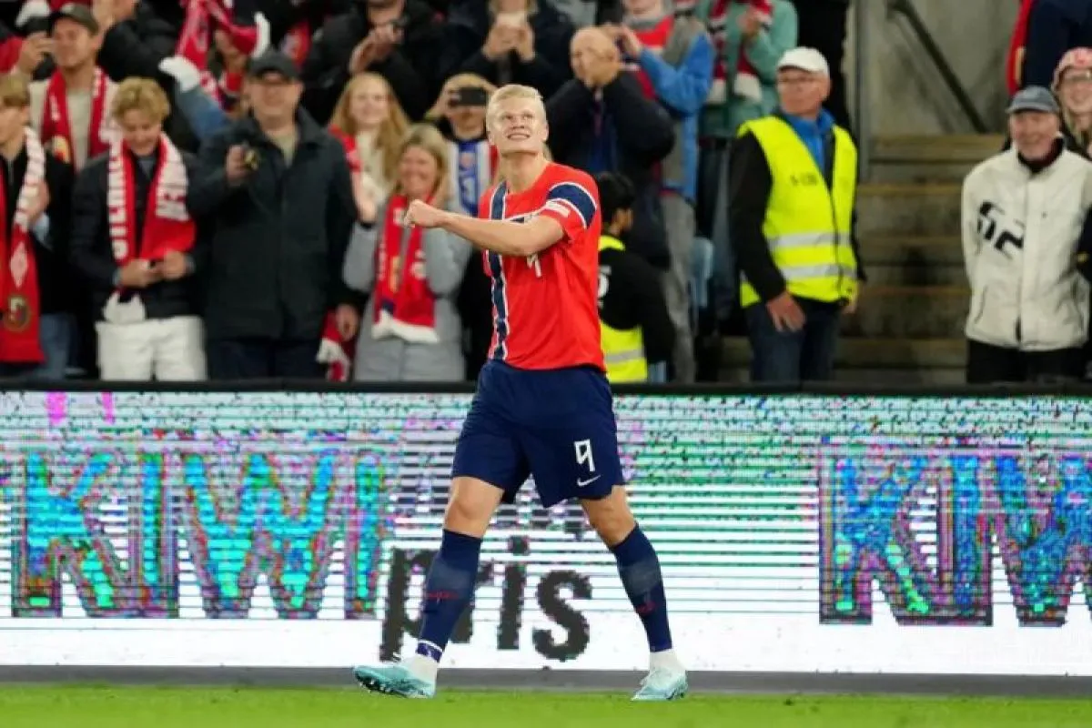Norwegia Tundukkan Denmark 3-2 Lewat Dua Gol Erling Haaland