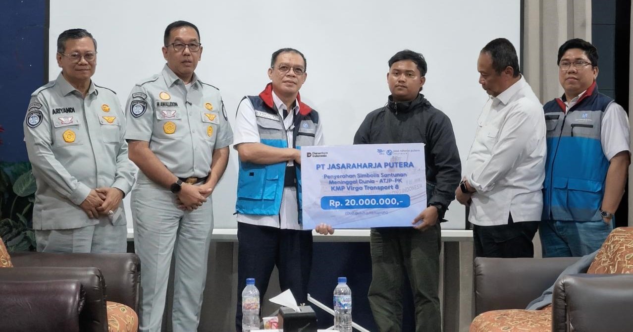 Pastikan Perlindungan, Jasaraharja Putera Salurkan Santunan bagi Korban Musibah KM Virgo Transport 8