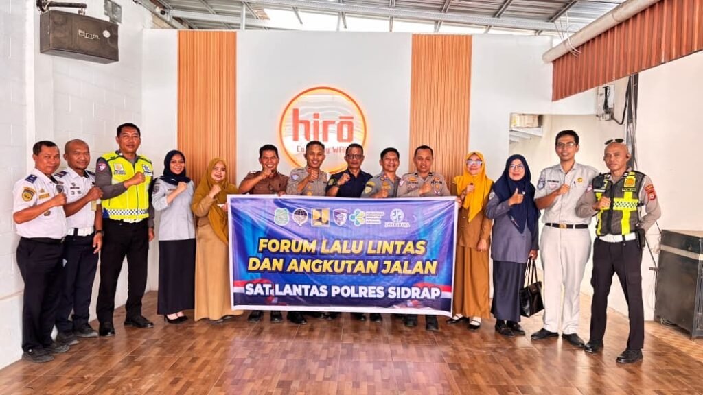 PT Jasa Raharja (Persero) Cabang Parepare Gelar Forum Komunikasi Lalu Lintas, Perkuat Sinergi Lintas Sektor di Kabupaten Sidrap