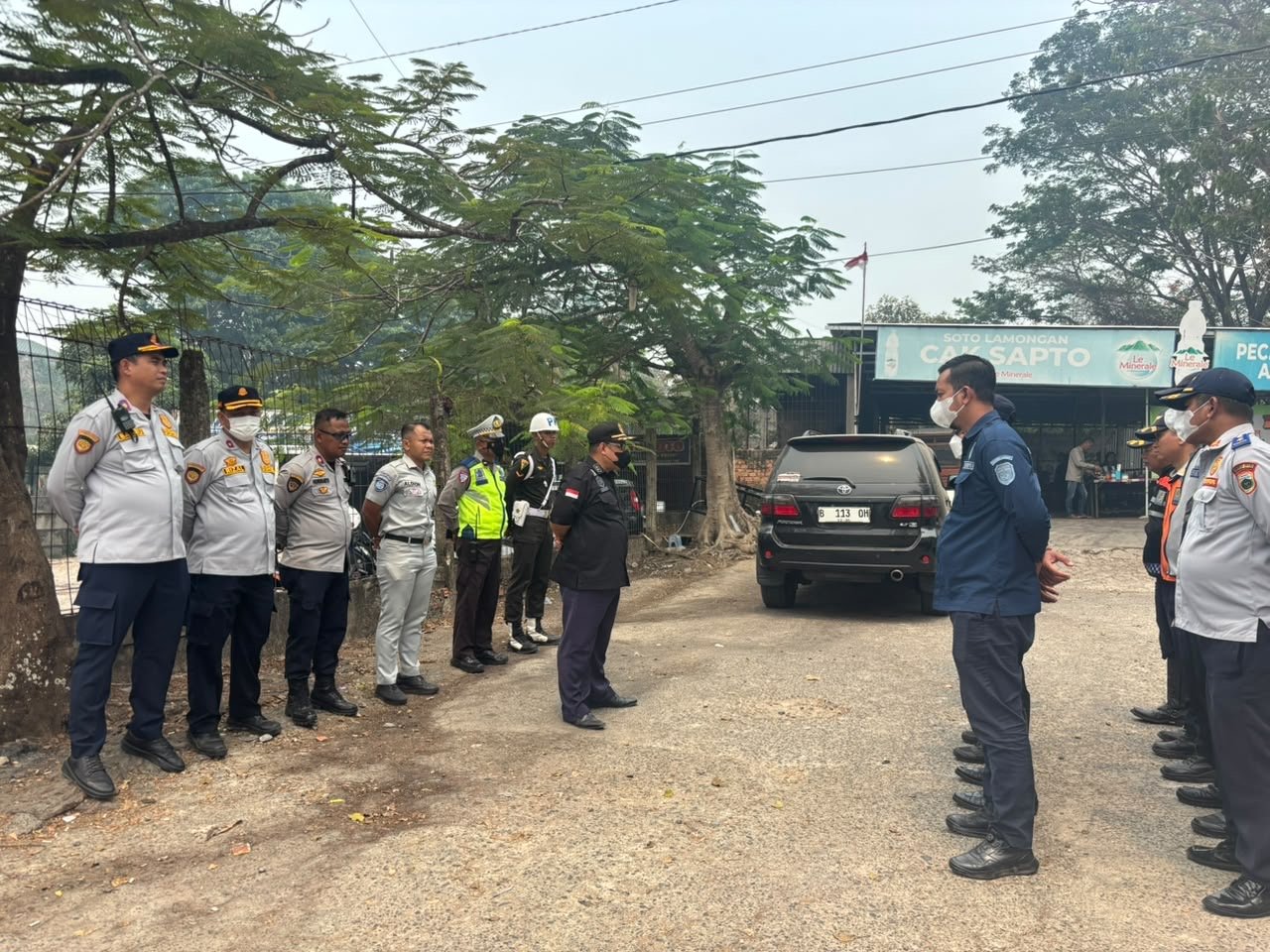 PT Jasa Raharja Kanwil Sumsel Turut Serta dalam Operasi Gabungan Angkutan Barang di Jalan Demang Lebar Daun