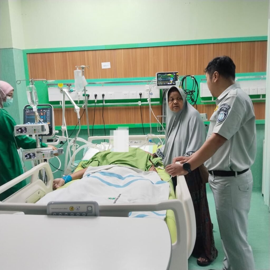 Jasa Raharja Semarang Hadirkan Pelayanan Humanis melalui Kunjungan kepada Korban kecelakaan di Rumah Sakit Banyumanik II