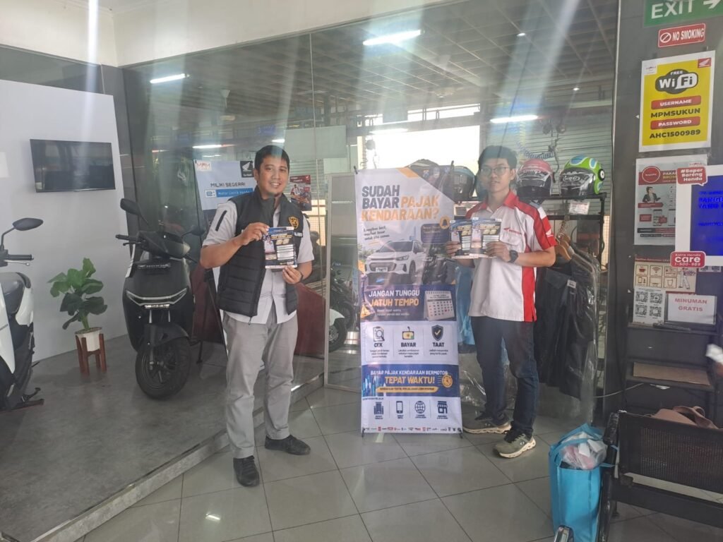 Jasa Raharja Ingatkan Pengendara Bayar Pajak Tepat Waktu melalui Kegiatan di Yamaha YSS SIP Sentra Malang