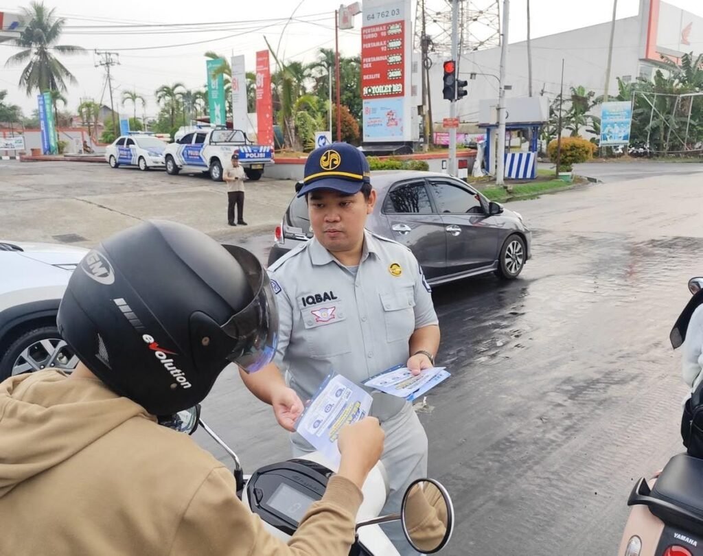 Operasi Simpatik Kolaboratif di Kabupaten Paser, Jasa Raharja Dorong Keselamatan Pengguna Jalan dan Kepatuhan Pajak Kendaraan Bermotor